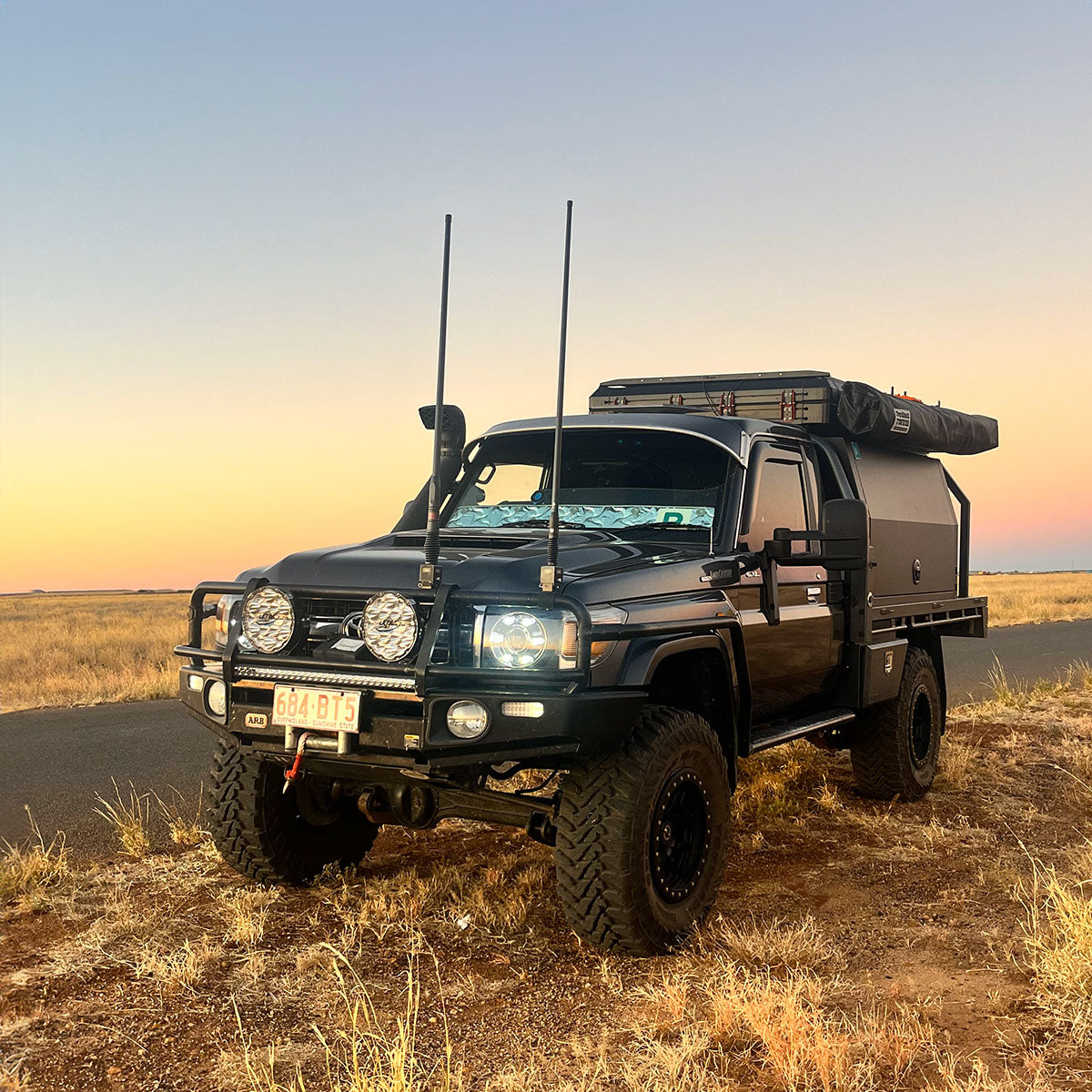 Solar Screens for Toyota Landcruiser 79 Series