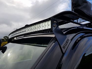 Toyota Landcruiser 120 Prado Bullseye Bracket Curved Lightbar Mount