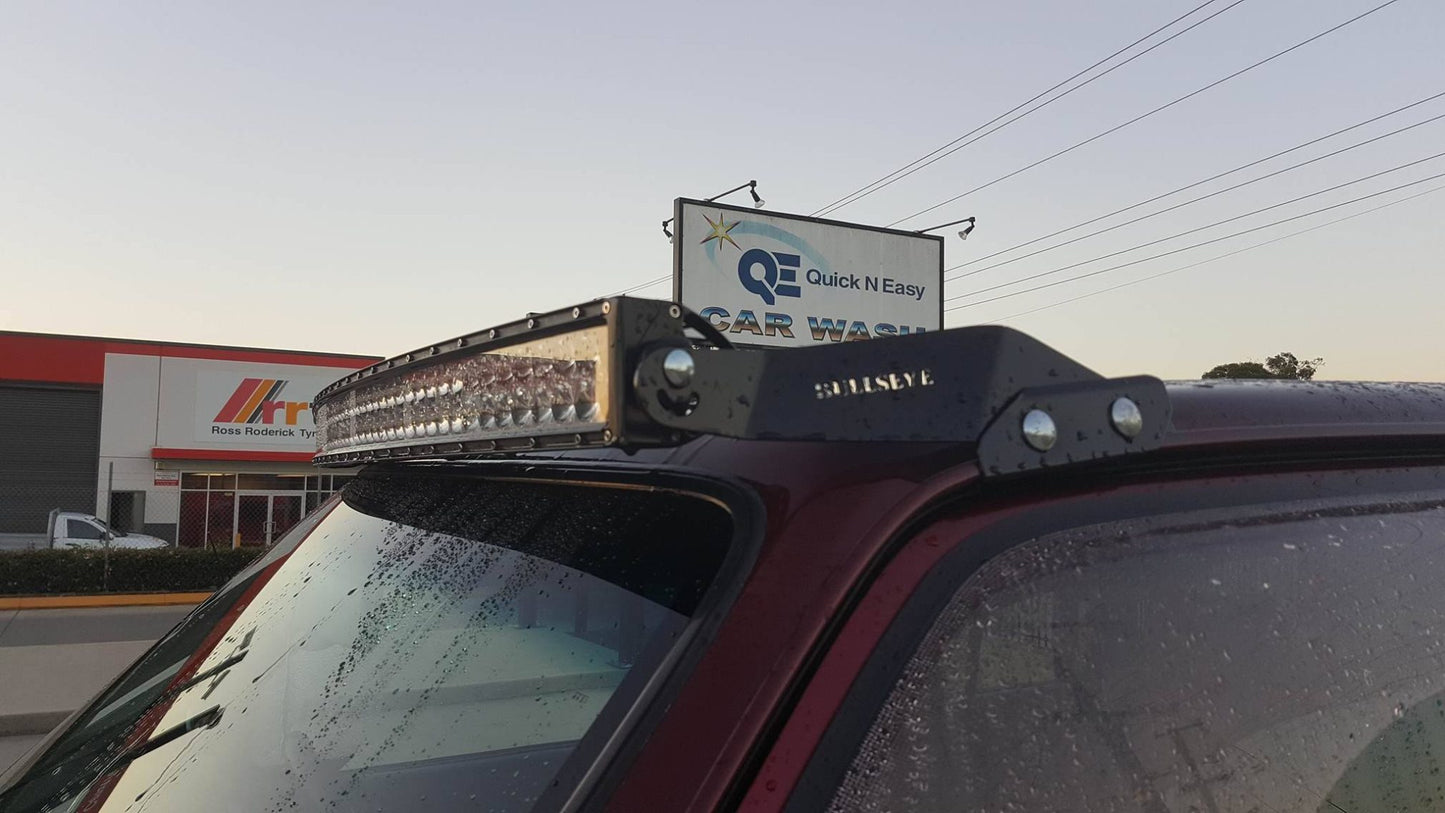 Toyota Landcruiser 80 Series Bullseye Bracket Curved Lightbar Mount