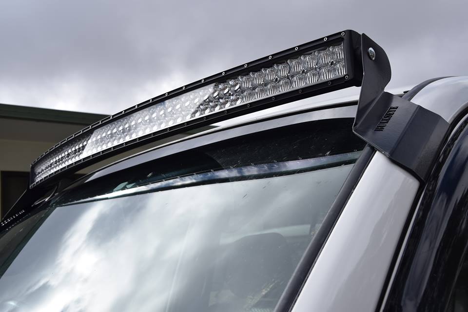 
                  
                    Toyota Landcruiser 105 Series Bullseye Bracket Curved Lightbar Mount
                  
                