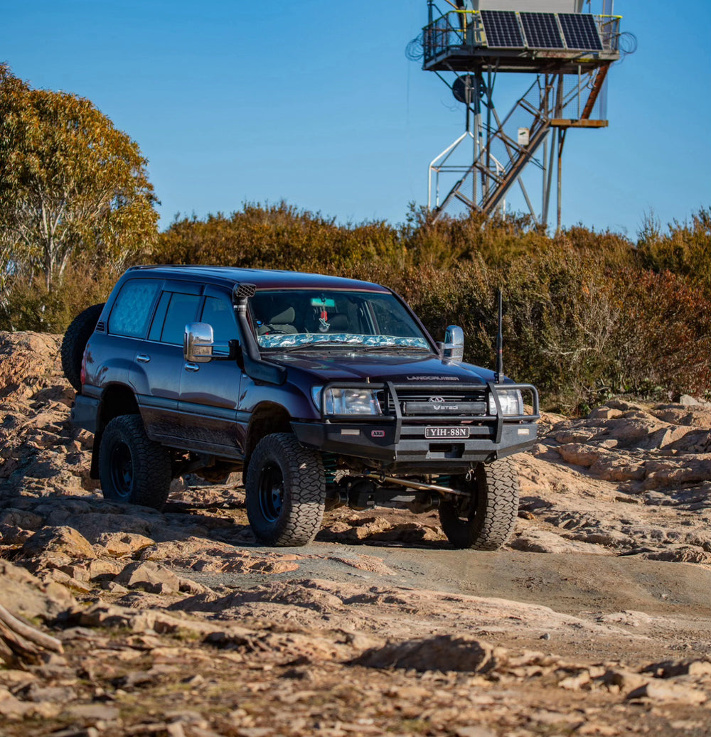 Stealth Black Solar Screens for Toyota Landcruiser 100/105 Series