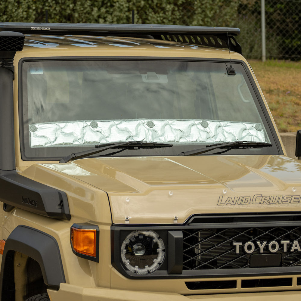 
                  
                    Solar Screens for Toyota Landcruiser 79 Series 2022+
                  
                