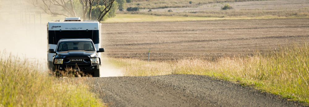 Queensland Caravanning Dusty Roads RAM 1500