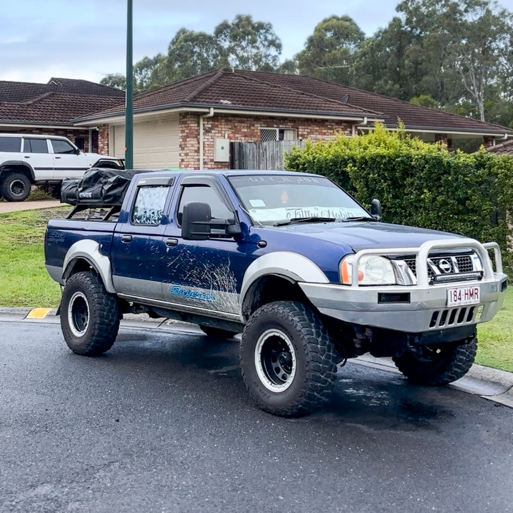 Stealth Black Solar Screens for Nissan Navara D22