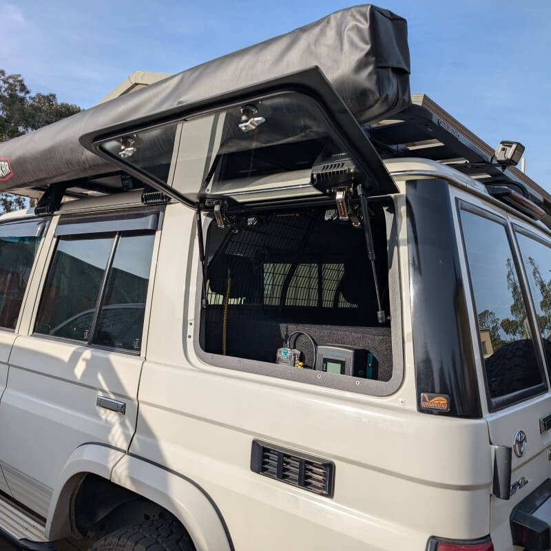 
                  
                    Emuwing Gullwing Window to Suit Land Cruiser 76 Series (2007–Present)
                  
                