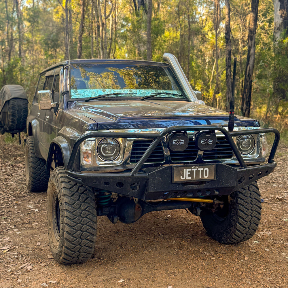 Stealth Black Solar Screens for Nissan GQ Patrol Wagon