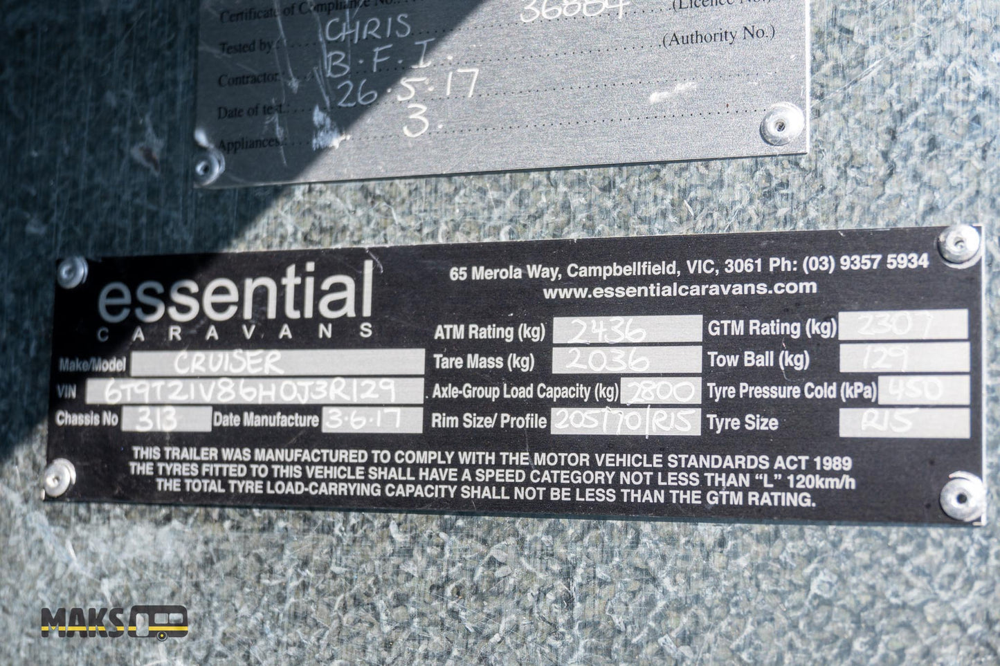 
                  
                    2017 Essential Caravans Grant Cruiser 19.5FT
                  
                